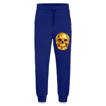 Golden Skull Luxury Gothic - Jogging Pants - made by SPREAD  - Iconic Blue - Front