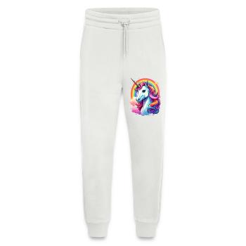 Unicorn with rainbow and clouds - Jogging Pants - made by SPREAD  - OFF WHITE - Front