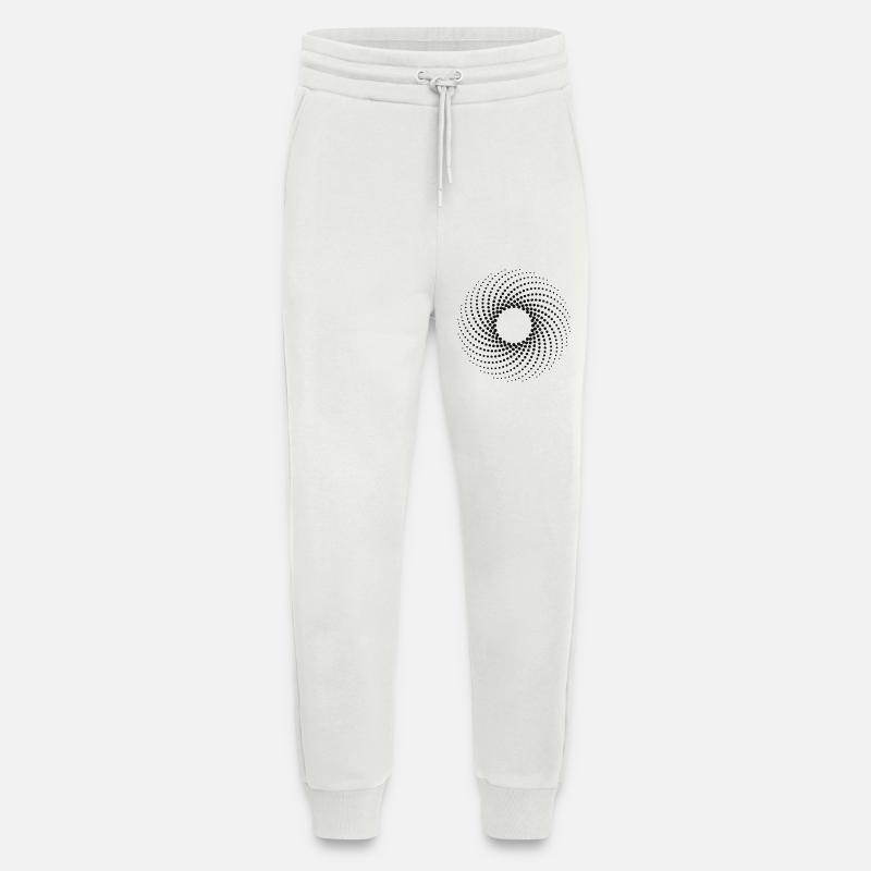 3D Circle Point - Jogging Pants - made by SPREAD  - OFF WHITE