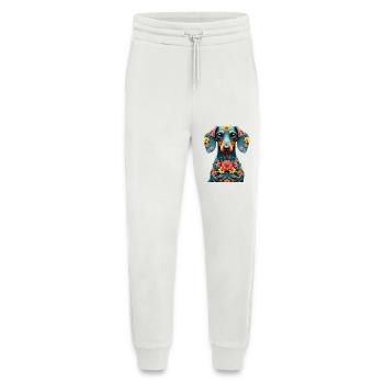 Dackel Dachshund Tekel - Jogginghose - made by SPREAD - OFF WHITE - Vorne