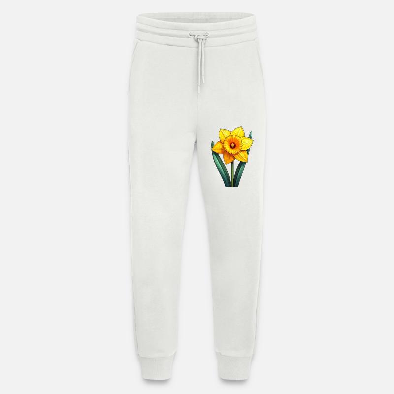 Daffodil / Daffodil - Jogging Pants - made by SPREAD  - OFF WHITE