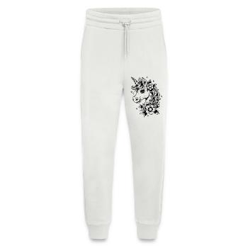 Unicorn with flowers - Jogging Pants - made by SPREAD  - OFF WHITE - Front