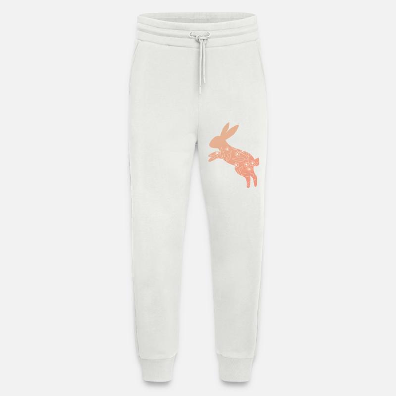 Easter Bunny Easter - Jogging Pants - made by SPREAD  - OFF WHITE