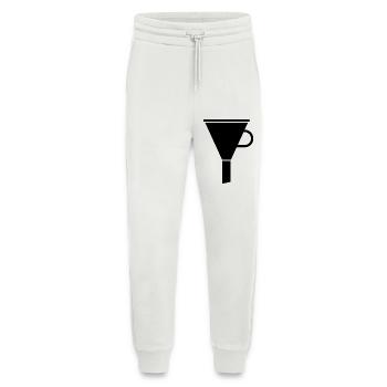 Entonnoir - Pantalon de jogging bio décontracté fabriqué en UE - OFF WHITE - Devant