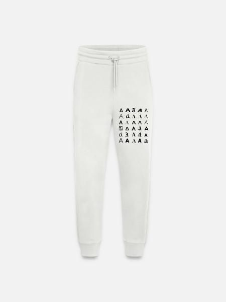 Typografie: Ein Buchstabenvariationsdesign. - Jogginghose - made by SPREAD - OFF WHITE