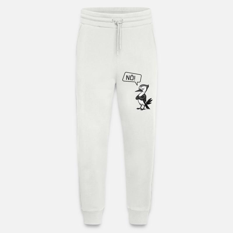 Nö! Specht – Sturer Vogel macht Pause - Jogginghose - made by SPREAD - OFF WHITE