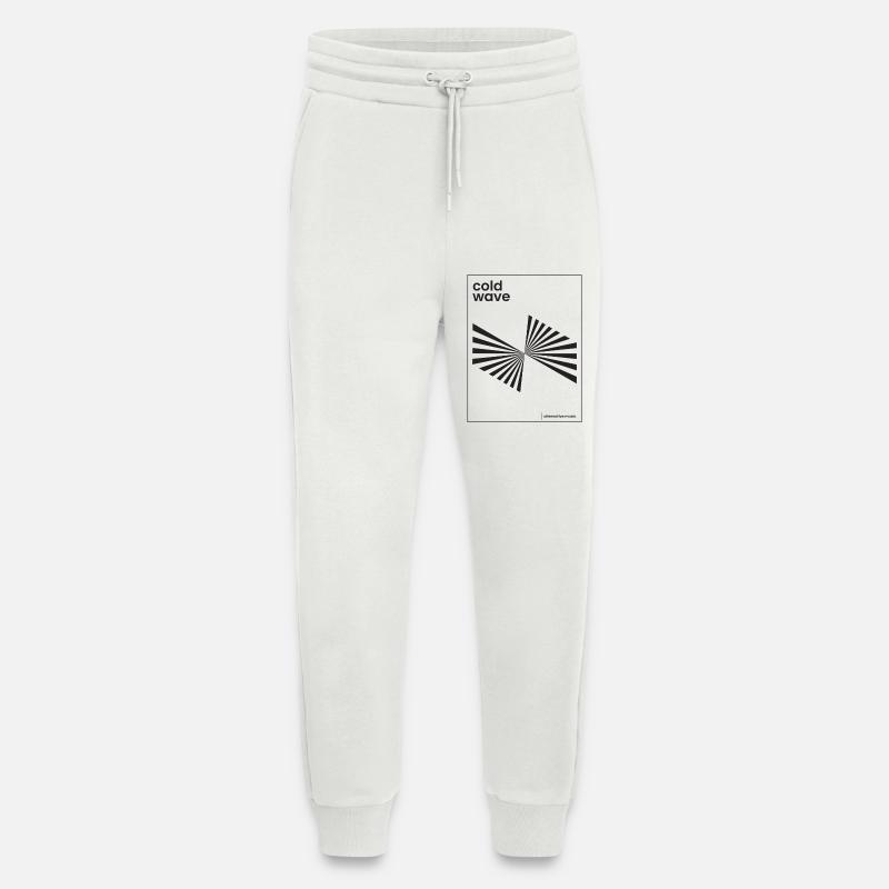 Design eines Cold-Wave-Musikplakats - Jogginghose - made by SPREAD - OFF WHITE