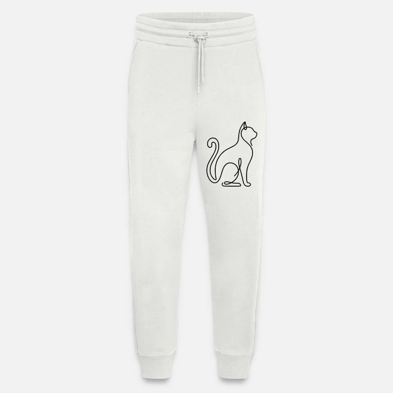 Minimalistischer Online-Chat - Jogginghose - made by SPREAD - OFF WHITE