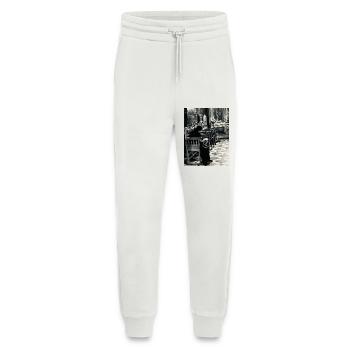 The silence of prayer in the church interior - Jogging Pants - made by SPREAD  - OFF WHITE - Front