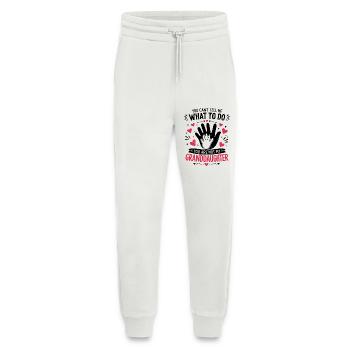 Funny Granddaughter Gift for Grandpa Grandma - Jogging Pants - made by SPREAD  - OFF WHITE - Front