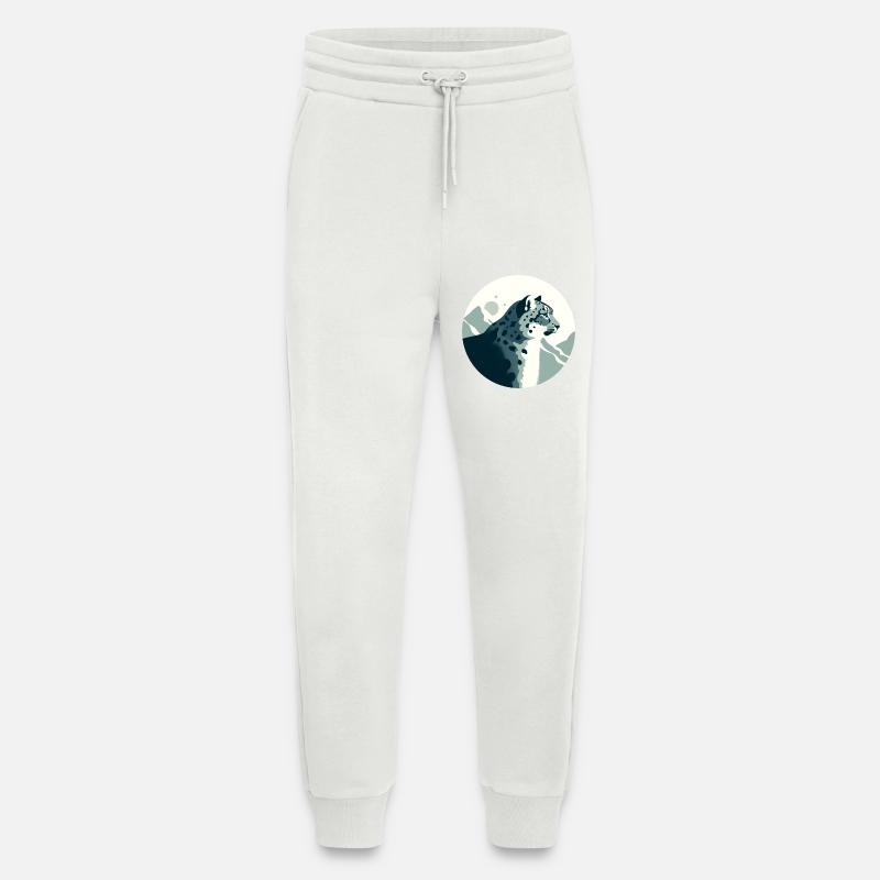 Schneeleopard - Jogginghose - made by SPREAD - OFF WHITE
