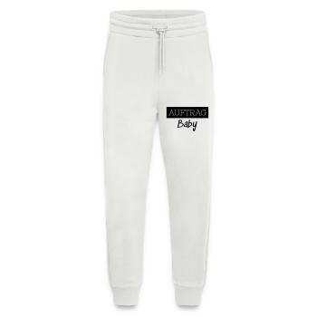 Auftrag Baby Familie Kind Eltern Lustig Geschenk - Jogginghose - made by SPREAD - OFF WHITE - Vorne