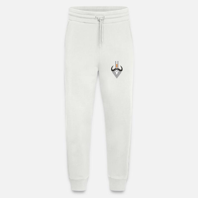 Dämonischer Totenkopf im Schild - Jogginghose - made by SPREAD - OFF WHITE