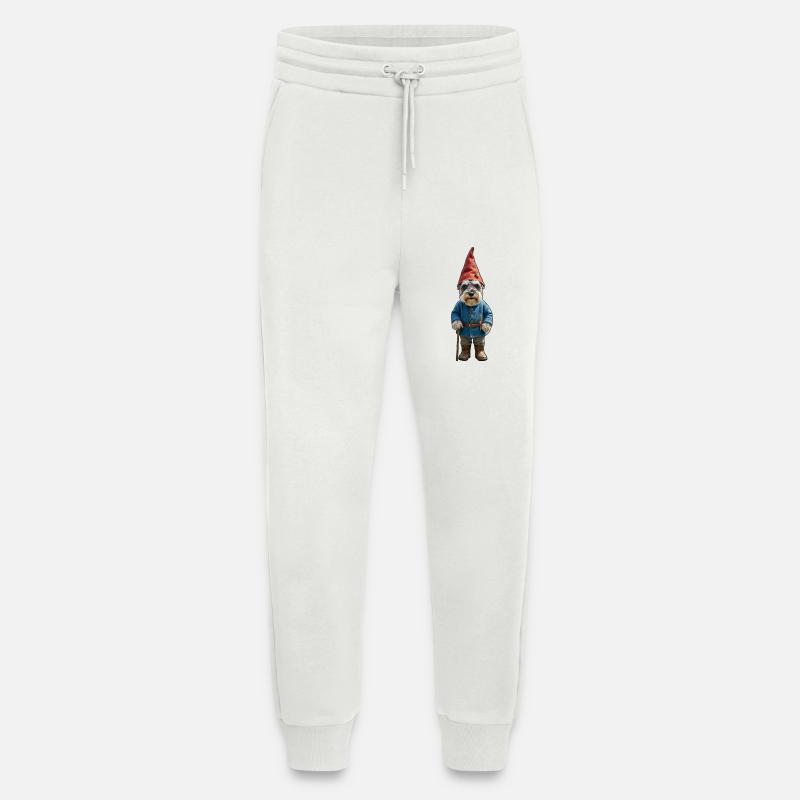 Gartenzwerg Schnauzer Zauber - Jogginghose - made by SPREAD - OFF WHITE