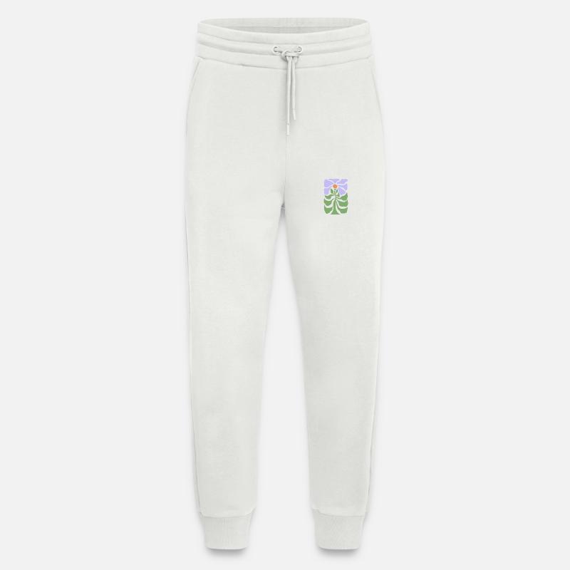 Blumengrafik - Jogginghose - made by SPREAD - OFF WHITE