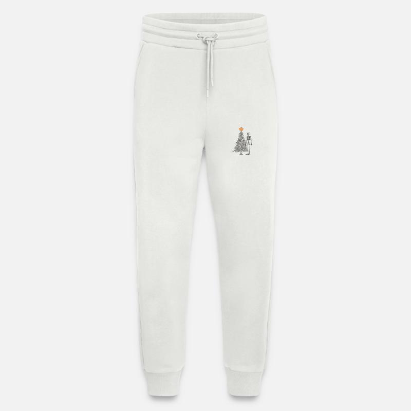 skeleton next to christmas tree - Jogginghose - made by SPREAD - OFF WHITE
