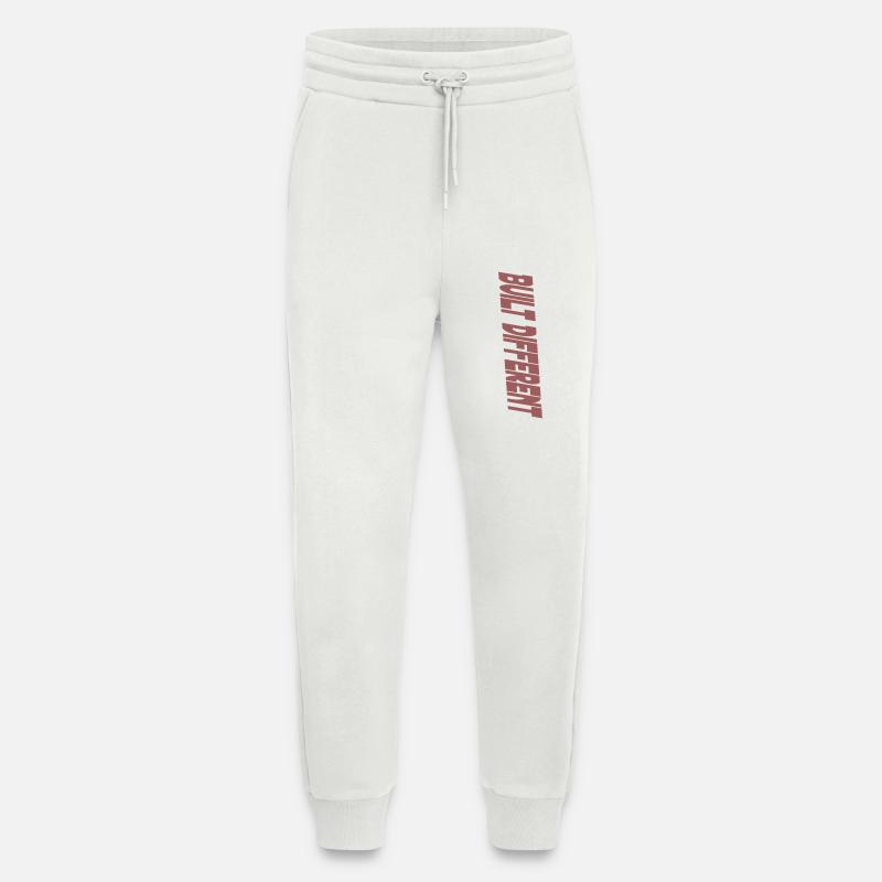 Construit différemment - Pantalon de jogging bio décontracté fabriqué en UE - OFF WHITE