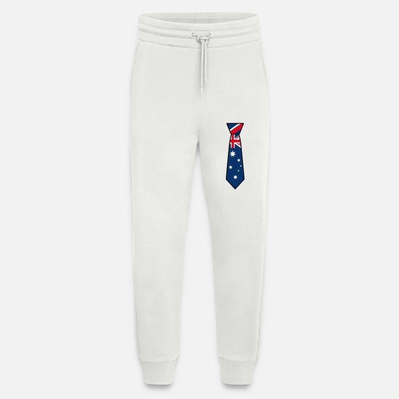 Australia Tie – Flaggendesign - Jogginghose - made by SPREAD - OFF WHITE