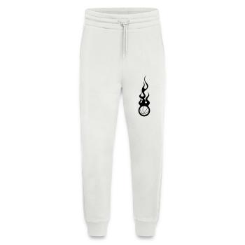 Basket Ball / Basketball / Basktet-Ball / Sport - Pantalon de jogging bio décontracté fabriqué en UE - OFF WHITE - Devant
