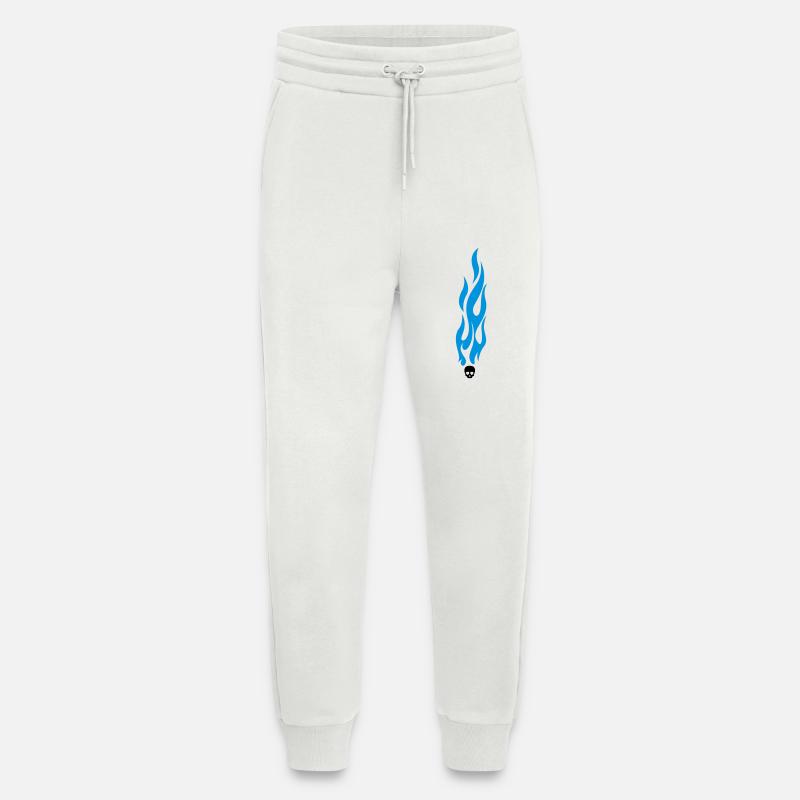 flammen - Jogging Pants - made by SPREAD  - OFF WHITE