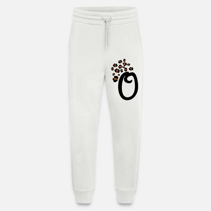 Buchstabe o Leopardenmuster - Jogginghose - made by SPREAD - OFF WHITE