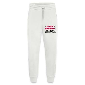 Beeindruckender Kollege schwer zu finden - Jogginghose - made by SPREAD - OFF WHITE - Vorne