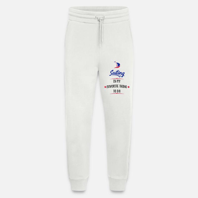 sailing - Jogging Pants - made by SPREAD - OFF WHITE