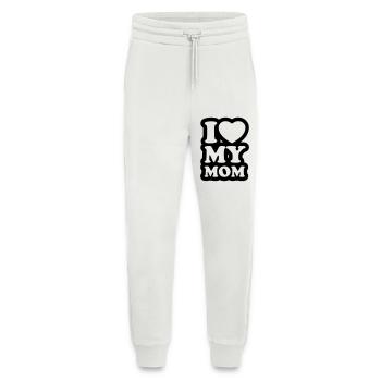 I love my mom - Ich liebe meine Mama - Jogginghose - made by SPREAD - OFF WHITE - Vorne