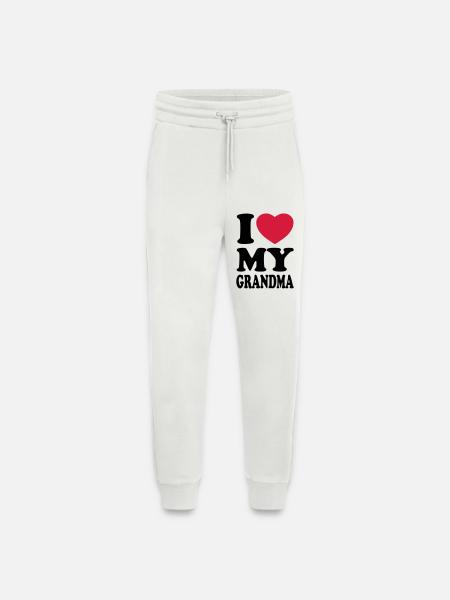 I love my grandma - Jogging Pants - made by SPREAD - OFF WHITE