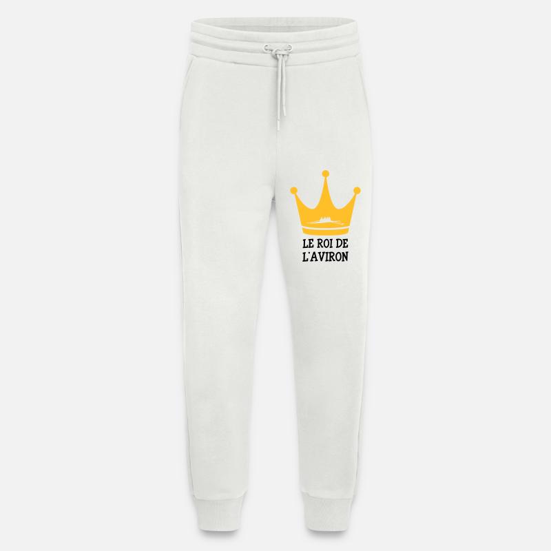 Le Roi de l'Aviron - Jogging Pants - made by SPREAD  - OFF WHITE