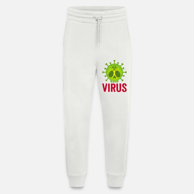 Todeskopf Virus - Jogginghose - made by SPREAD - OFF WHITE