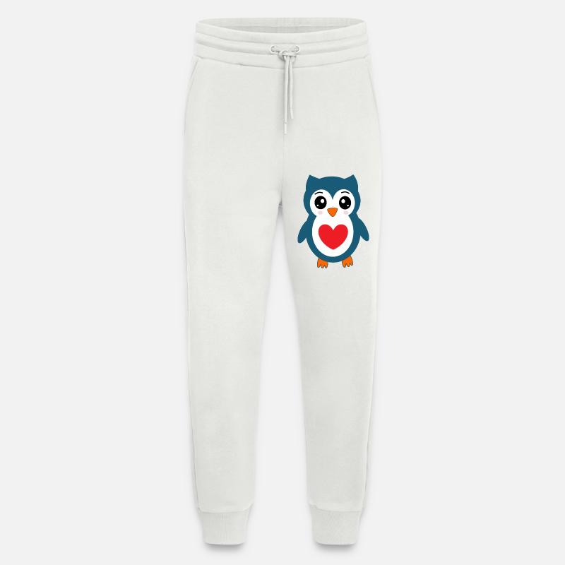 Eule blaue Eule  - Jogginghose - made by SPREAD - OFF WHITE