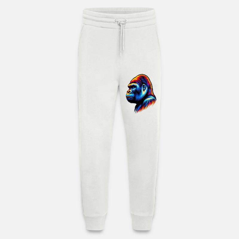 Gorilla - Jogging Pants - made by SPREAD  - OFF WHITE