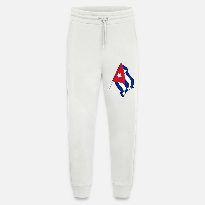 Flagge Kuba - Jogginghose - made by SPREAD - OFF WHITE