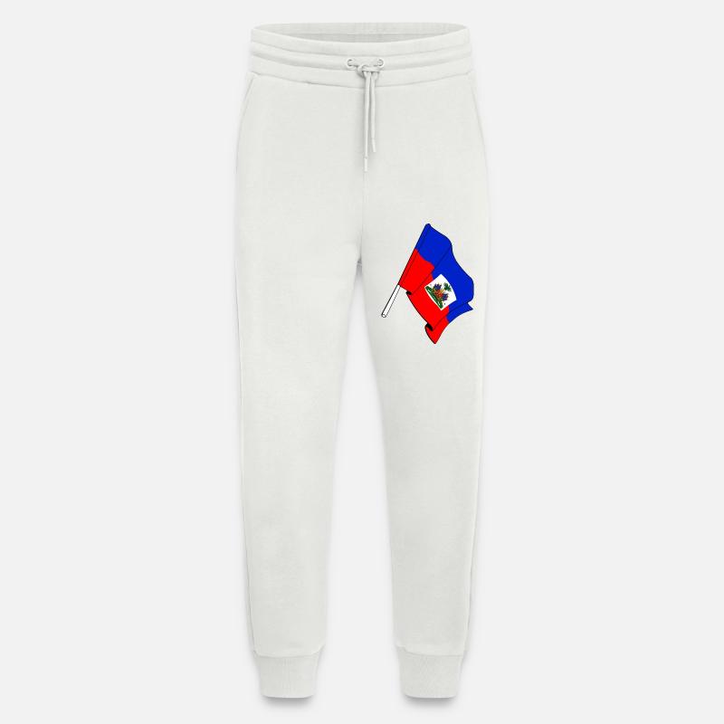 Flagge Haiti - Jogginghose - made by SPREAD - OFF WHITE