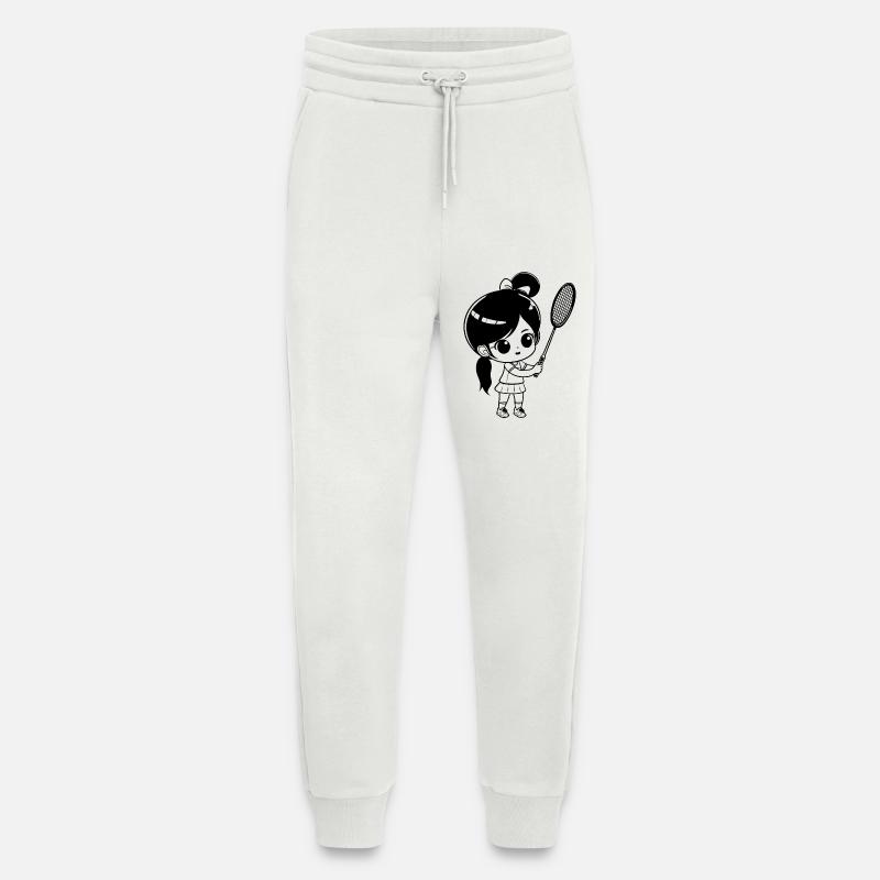 Badminton Mädchen - Jogginghose - made by SPREAD - OFF WHITE