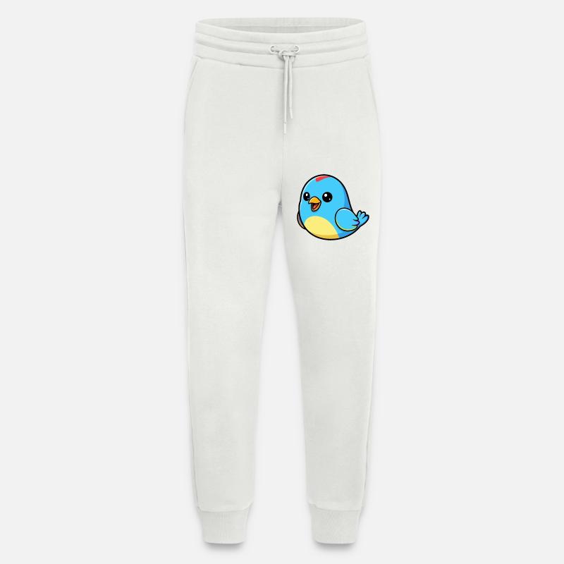 Fröhlicher Blauer Vogel Cartoon - Jogginghose - made by SPREAD - OFF WHITE