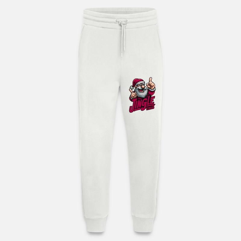 Jingle This - Pantalon de jogging bio décontracté fabriqué en UE - OFF WHITE