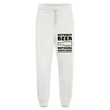 Ohne Bier funktioniert hier nichts! (Trinkt POS 2C) - Jogginghose - made by SPREAD - OFF WHITE - Vorne