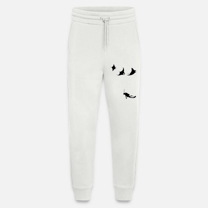 mantas_taucher - Jogginghose - made by SPREAD - OFF WHITE