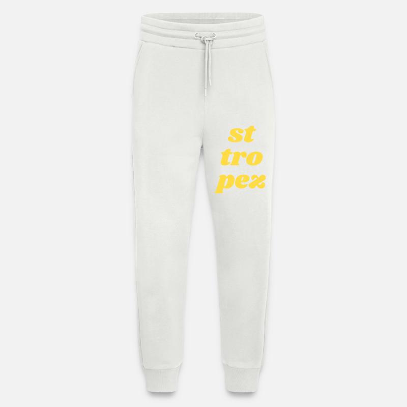 St Tro Pez - Jogging Pants - made by SPREAD - OFF WHITE