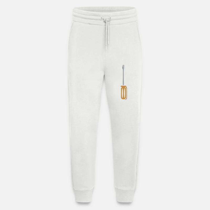 Screwdriver Tool Design for Craftsmen - Jogging Pants - made by SPREAD - OFF WHITE