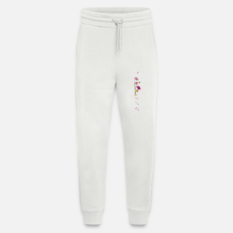 Blütenranke - Jogginghose - made by SPREAD - OFF WHITE