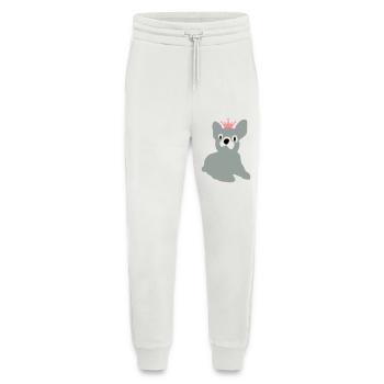 chien - Pantalon de jogging bio décontracté fabriqué en UE - OFF WHITE - Devant