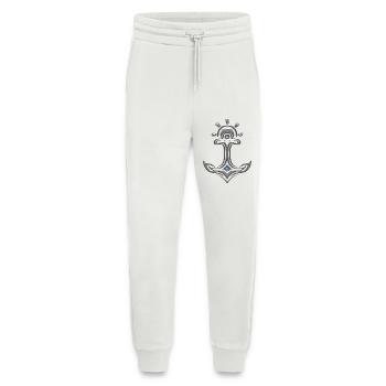 Odin Thor Anchor - Jogging Pants - made by SPREAD  - OFF WHITE - Front