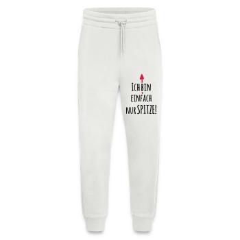 Ich bin einfach Spitze - Lustiger Spruch - Jogginghose - made by SPREAD - OFF WHITE - Vorne