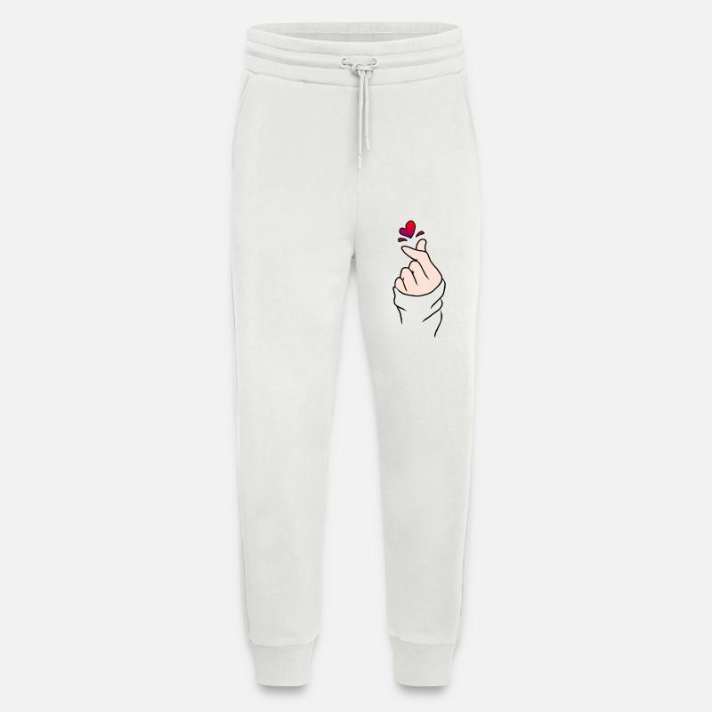 Fingerherz-Liebe - Jogginghose - made by SPREAD - OFF WHITE