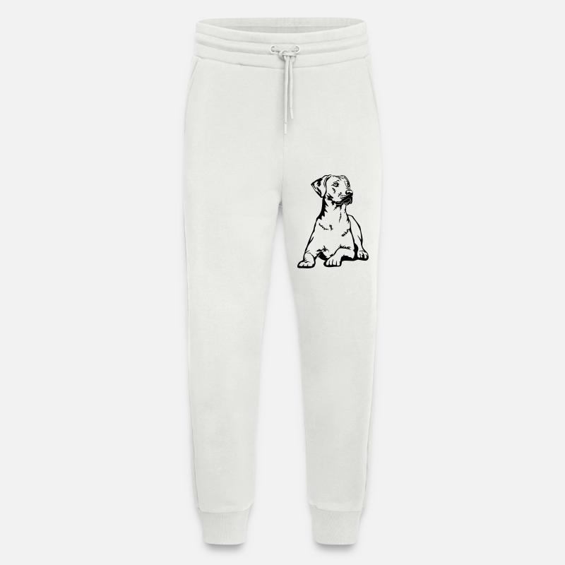 Rhodesian Ridgeback - Jogging Pants - made by SPREAD  - OFF WHITE