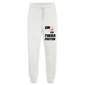 Herz für Therapeuten Geschenk - Jogginghose - made by SPREAD - OFF WHITE - Vorne