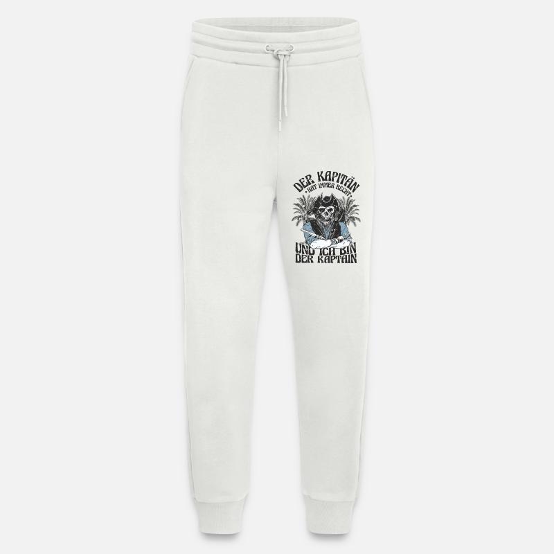 Der Kapitän hat immer recht ! - Jogginghose - made by SPREAD - OFF WHITE